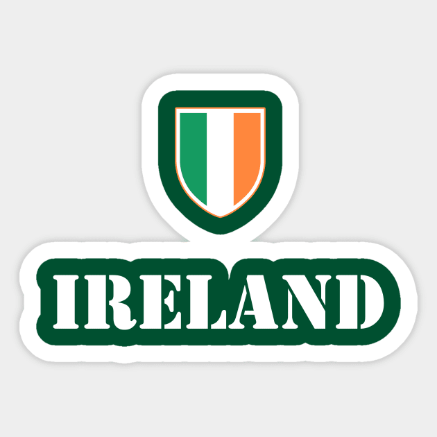 Ireland Irish Flag Saint Patrick Day Sticker by vladocar